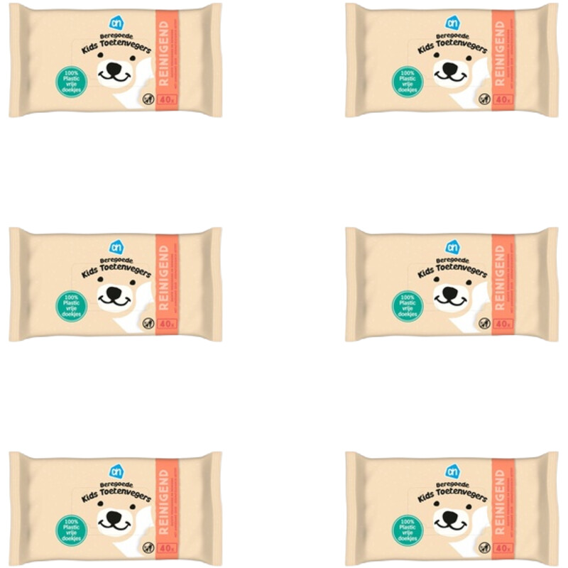 Een afbeelding van AH Beregoede kids toetenvegers 6-pack