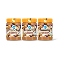 AH Crunchy pindakaas American style st 3pck