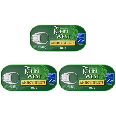 pdp-image-John West Ansjovisfilets olie 3-pack