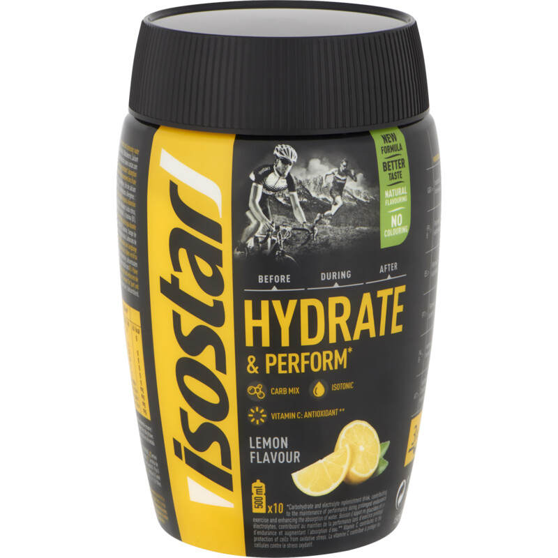 Een afbeelding van Isostar Hydrate & perform sportdrink lemon