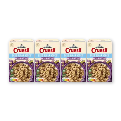 pdp-image-Quaker Cruesli raisin hazelnut zsa 4-pack