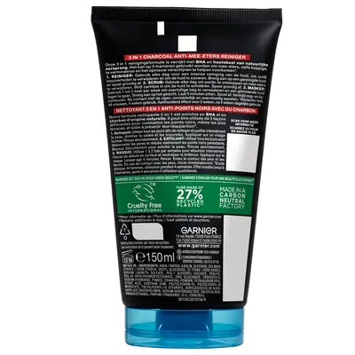 pdp-image-Garnier 3-in-1 charcoal reiniger, scrub & mask