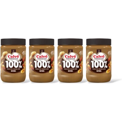 pdp-image-Calvé Pindakaas 100% pinda's fijn 4-pack