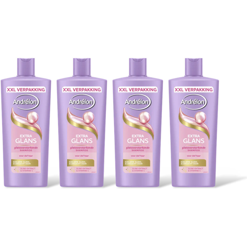 Andrélon Extra glans shampoo 4-pack