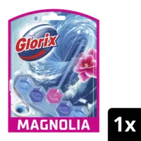 Glorix Pink magnolia blauw water wc-blok