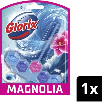 pdp-image-Glorix Pink magnolia blauw water wc-blok