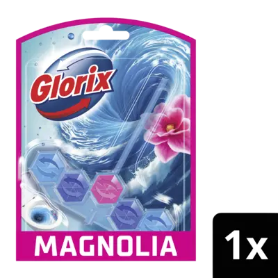 pdp-image-Glorix Pink magnolia blauw water wc-blok