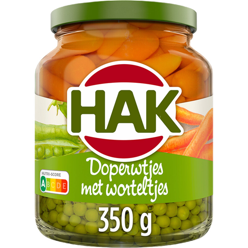 Een afbeelding van Hak Doperwtjes met worteltjes