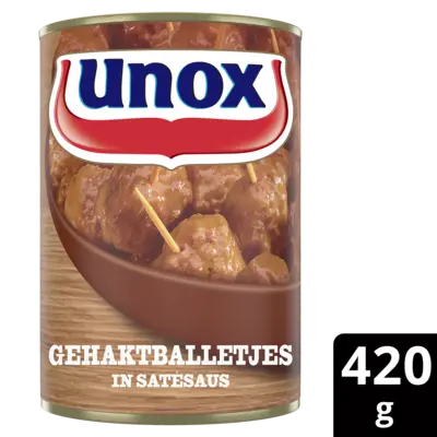 pdp-image-Unox Gehaktballetjes in satesaus