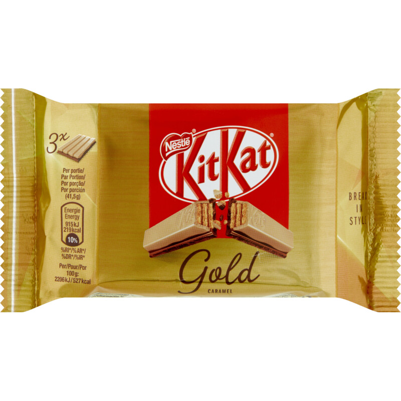 Kitkat AA KIT KAT Gold 4F MP 20(3x41.5g) XE reserveren | Albert Heijn
