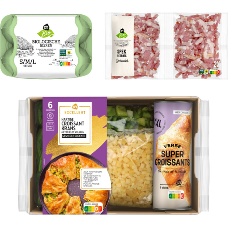 AH Excellent verspakket croissant krans
