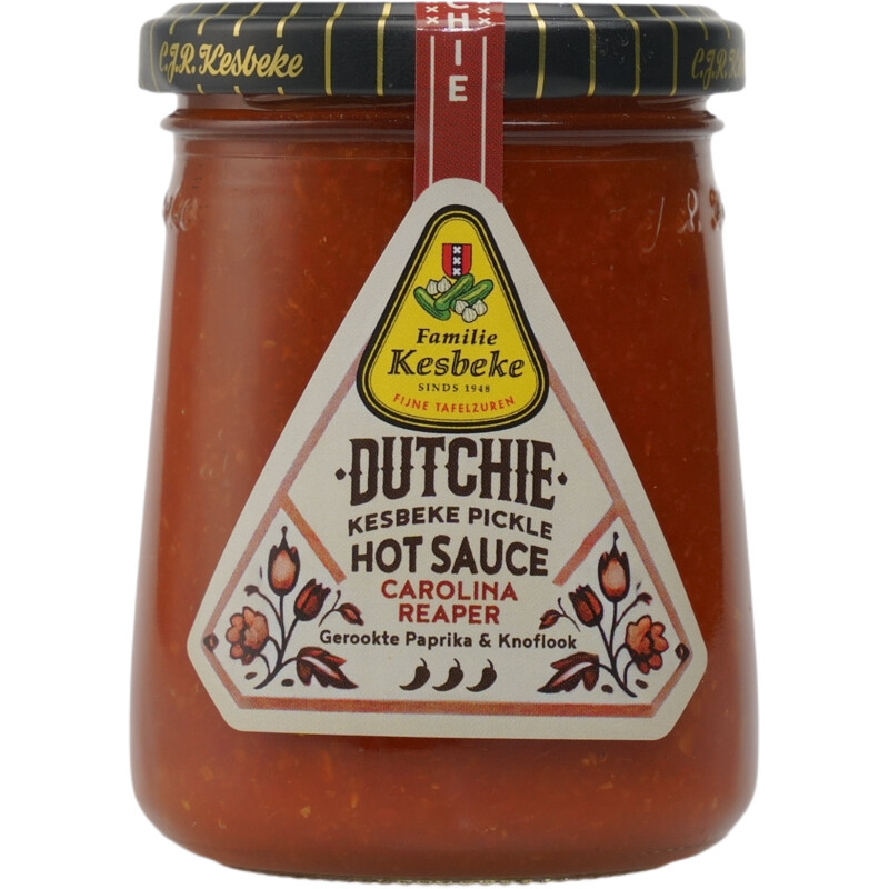 Kesbeke Dutchie hotsaus Carolina reaper