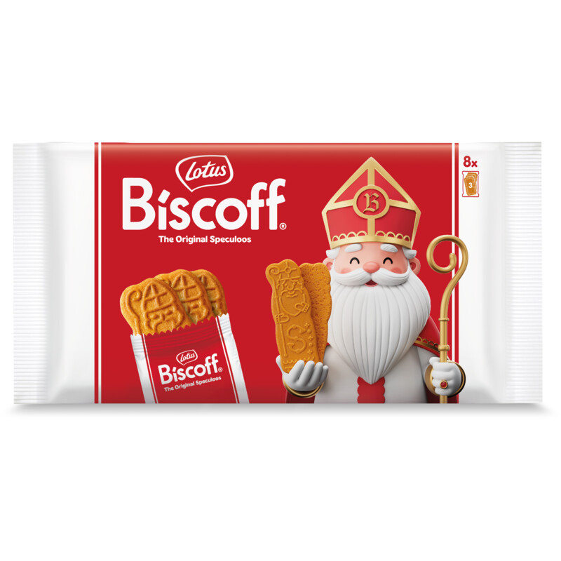 Een afbeelding van Lotus Biscoff Speculoos sintkoekjes bel