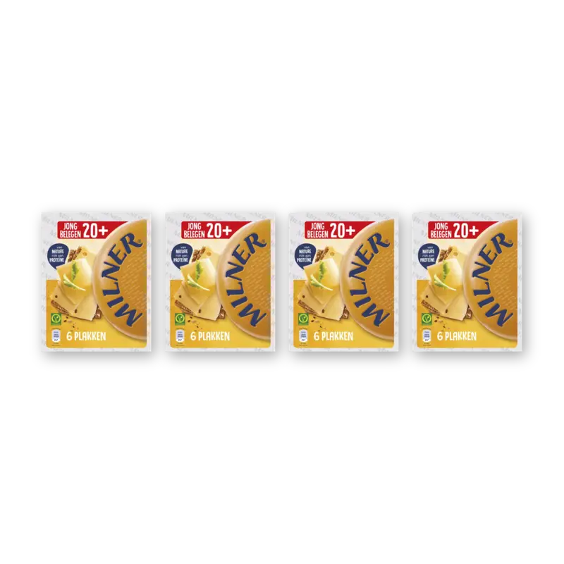 Jong belegen 20+ plakken 4-pack