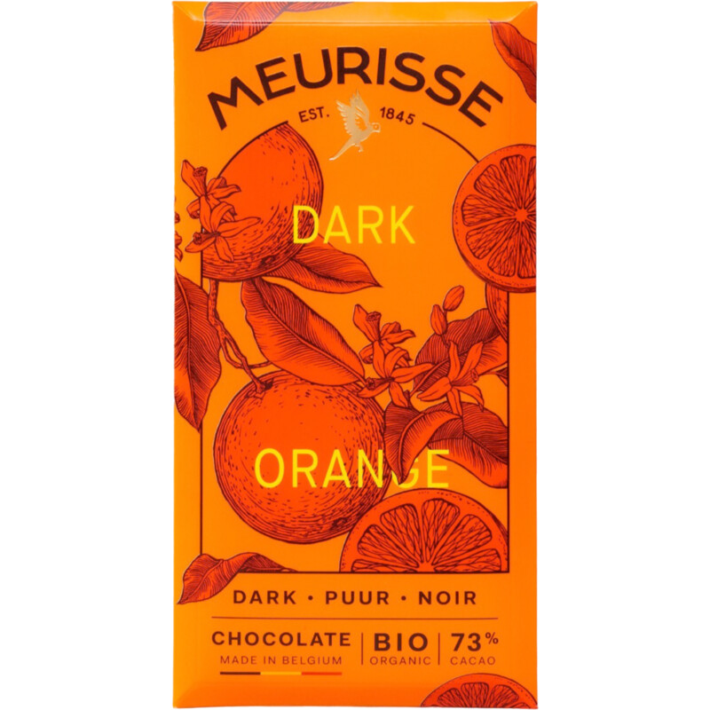 Een afbeelding van Meurisse Dark orange chocolate