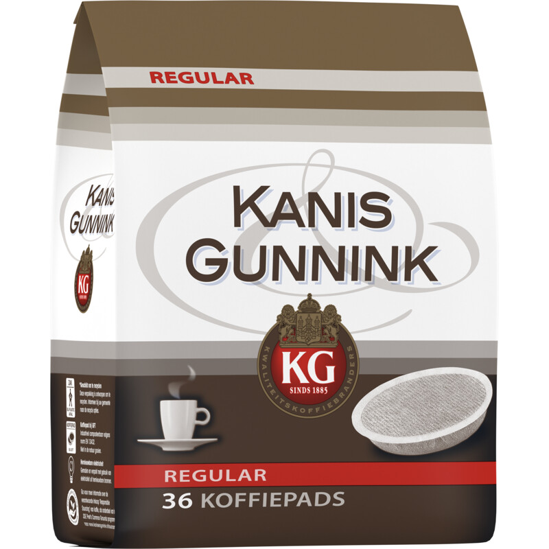 Een afbeelding van Kanis & Gunnink Regular koffiepads