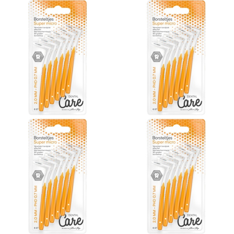 Een afbeelding van Care Borstel supermicro 4-pack