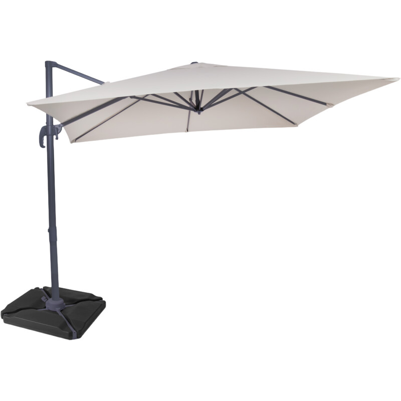 Een afbeelding van Vonroc Parasol pisogne beige combi 300x300cm