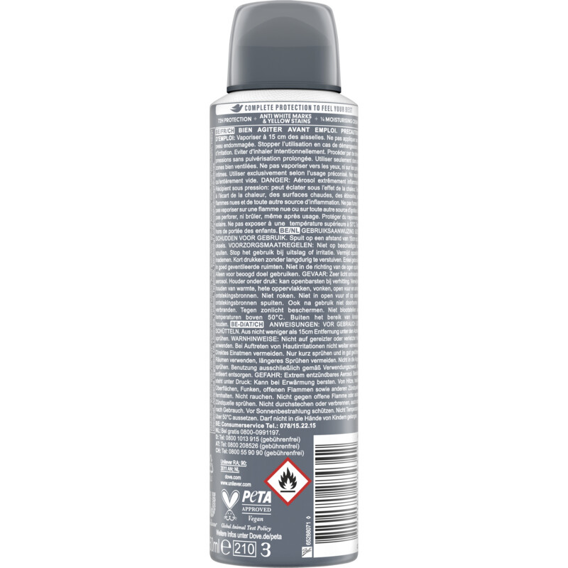 Een afbeelding van Dove Men+care invisible dry deodorant spray