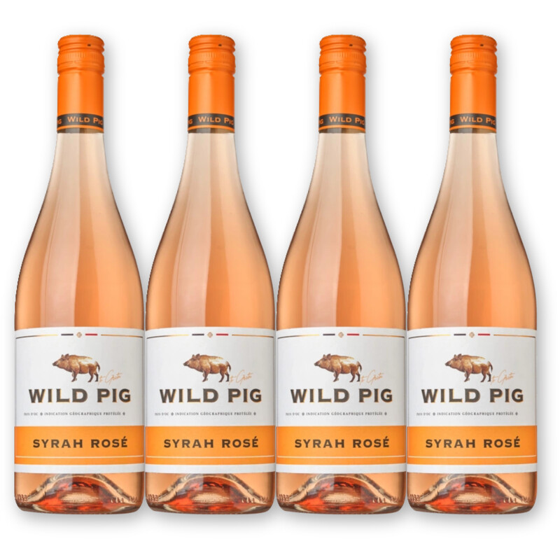 Wild Pig Wild Pig Syrah Rosé 4 flessen