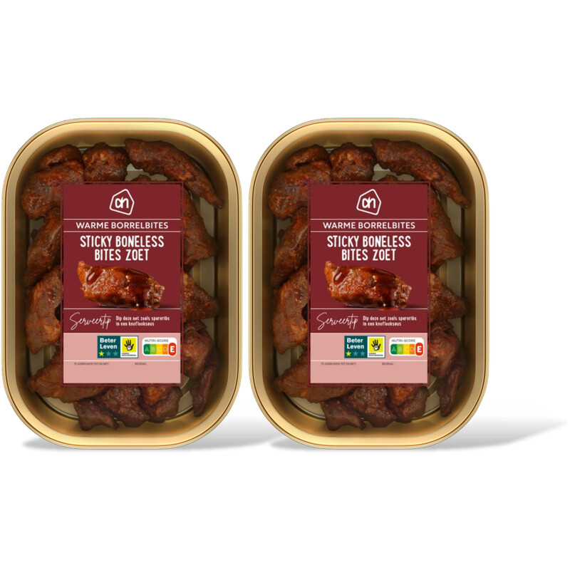 AH Sticky boneless bites zoet 2-pack