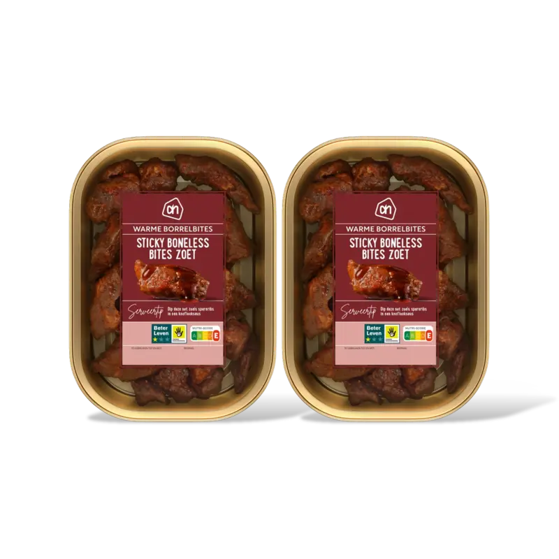 AH Sticky boneless bites zoet 2-pack