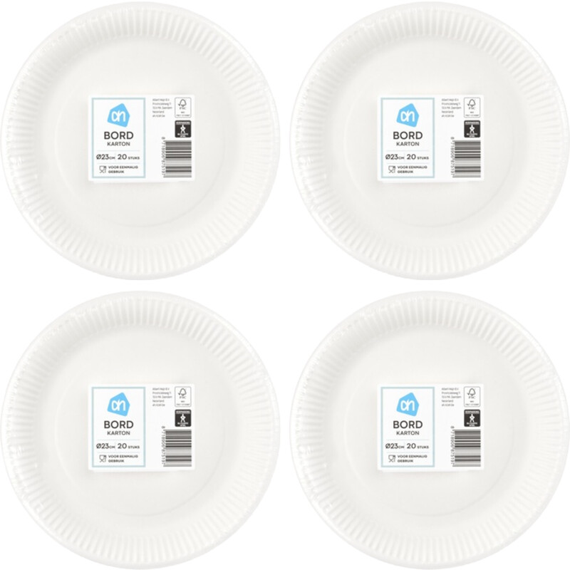 Een afbeelding van AH Bord 23 cm 4-pack