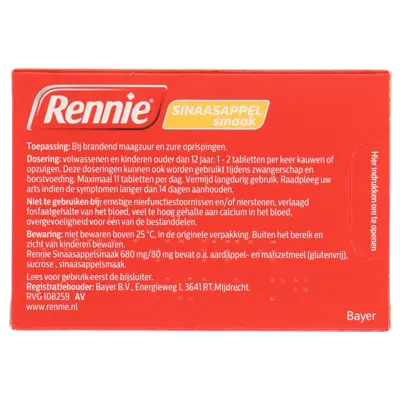 pdp-image-Rennie Kauwtablet sinaasappelsmaak