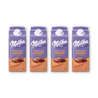 Milka Chocolademelk karamel smaak 4-pack