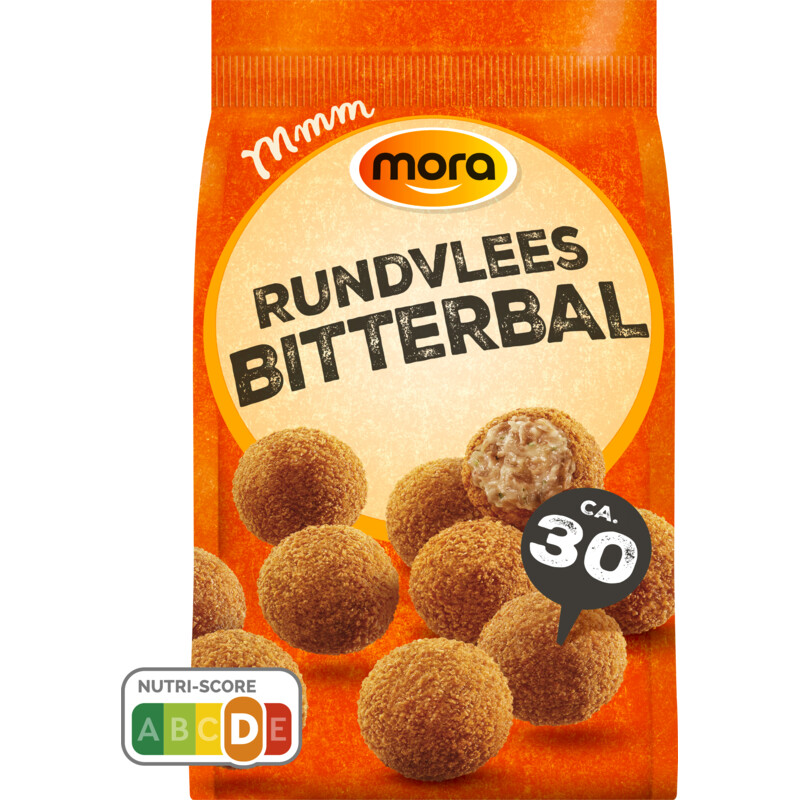 Een afbeelding van Mora Mini's rundvlees bitterballen