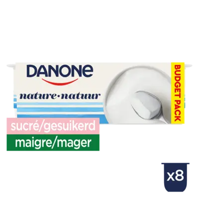 pdp-image-Danone Magere yoghurt natuur gesuikerd bel