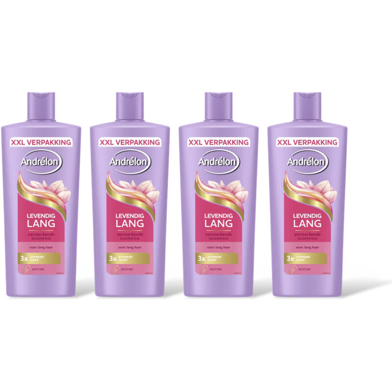 Andrélon Levendig lang shampoo 4-pack