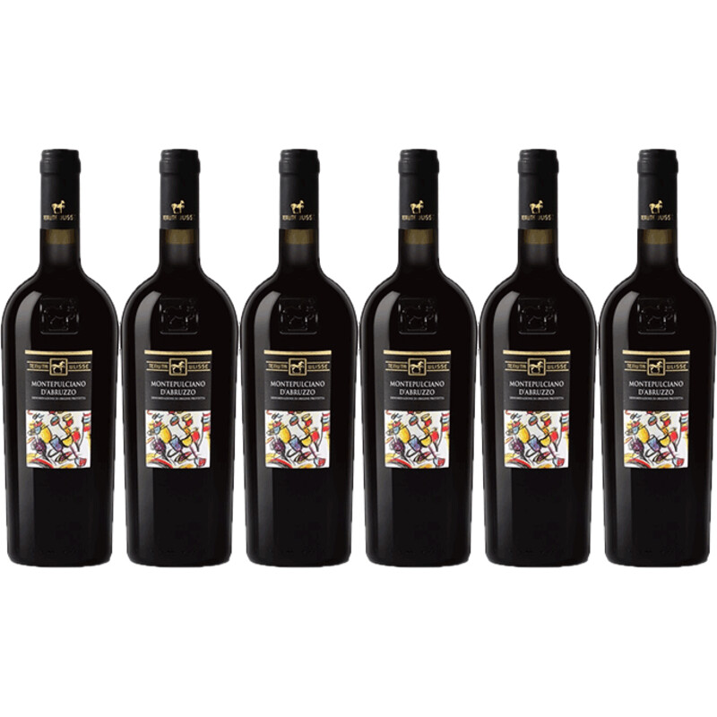 Een afbeelding van Ulisse Montepulciano d'abruzzo 6 flessen