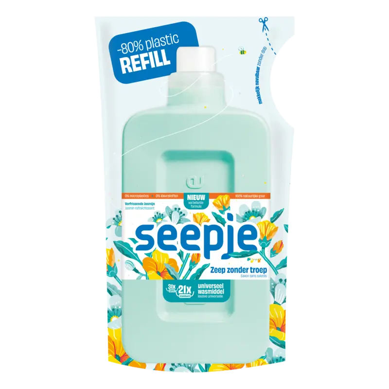 Seepje Wasmiddel navulzak universeel