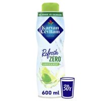 Karvan Cévitam Refresh Zero limoen & munt siroop