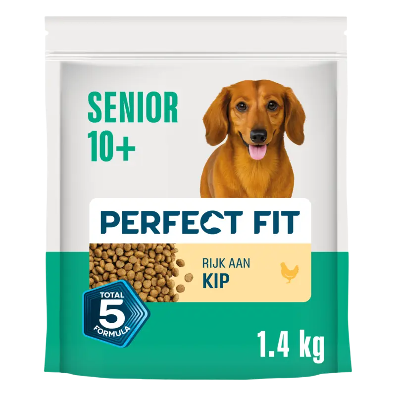 Perfect fit Senior hondenbrokken kleine hond - kip