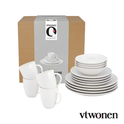 pdp-image-vtwonen Dinnerware raw white set/16