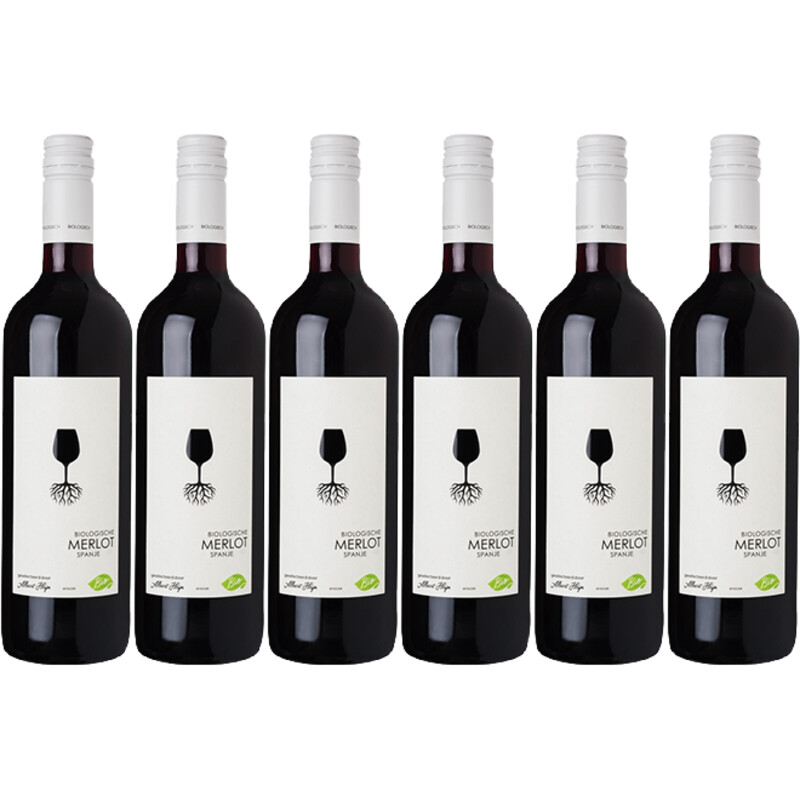 Een afbeelding van AH Biologisch Merlot 6 flessen