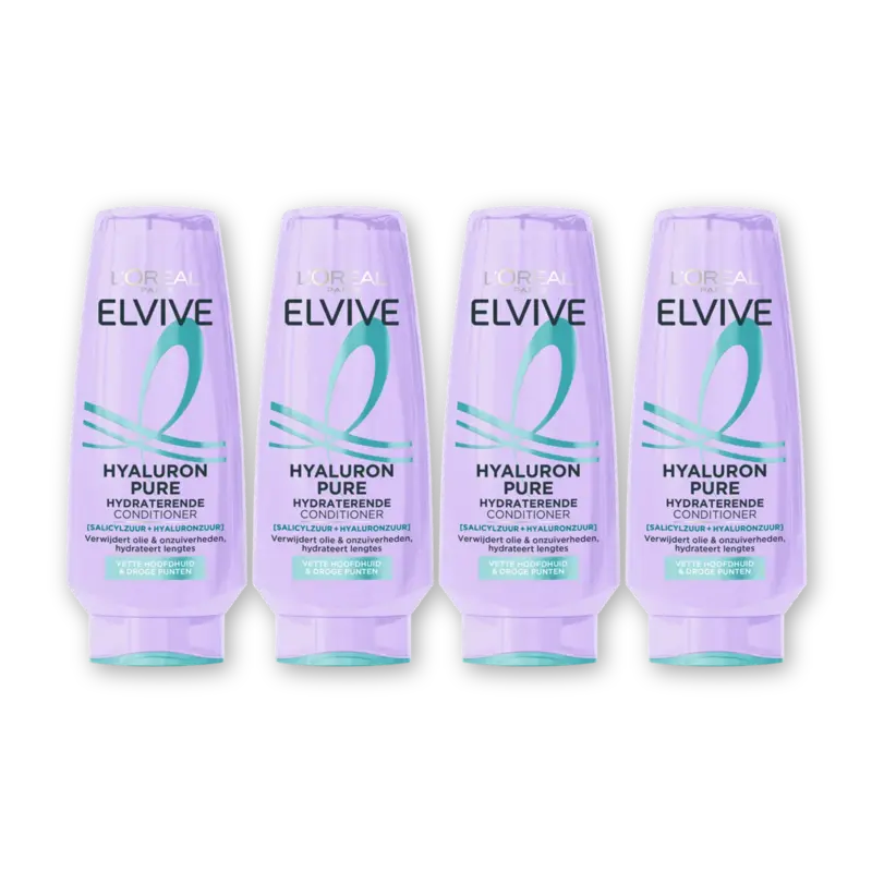 L'Oréal Paris Elvive Hydra hyaluronic pure conditi 4-pack
