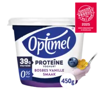 Optimel Proteïne yoghurt bosbes vanillesmaak