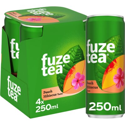 pdp-image-Fuze Tea Black ice tea peach hibiscus 4-pack