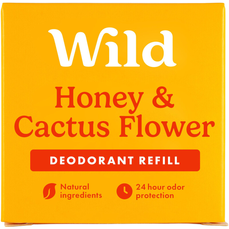 Een afbeelding van Wild Deodorant honey & cactus flower refill