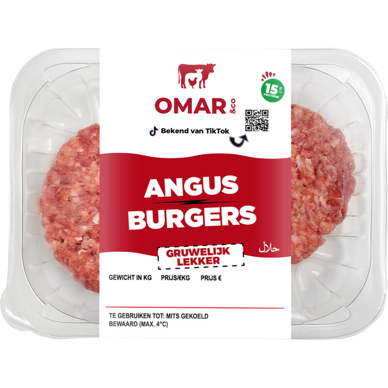 Een afbeelding van Omar Angus beef burger