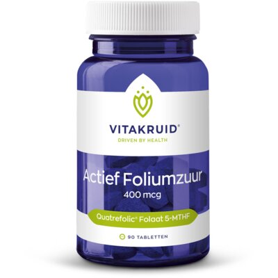 pdp-image-Vitakruid Actief foliumzuur 400mcg
