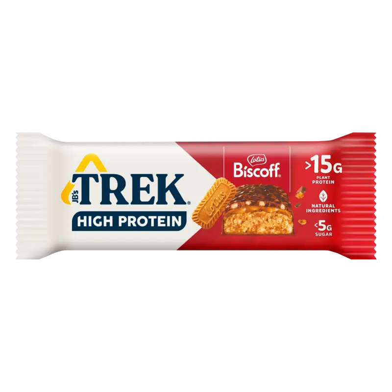 Trek High protein lotus biscoff