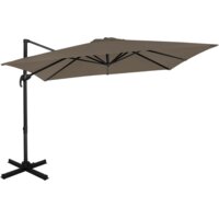 Een afbeelding van Vonroc Parasol pisogne taupe 300x300cm