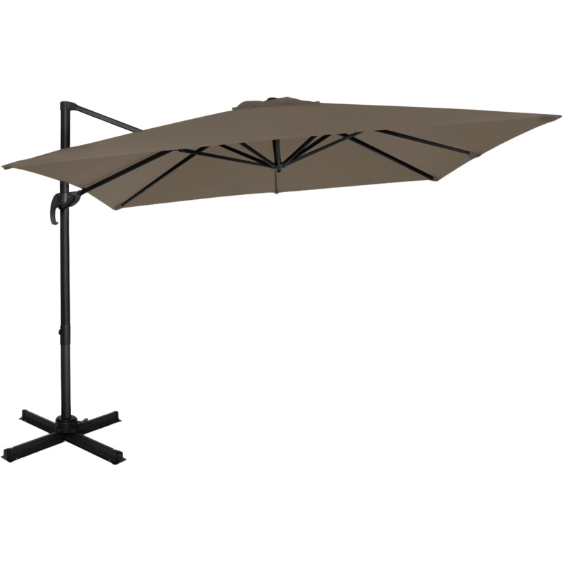 Een afbeelding van Vonroc Parasol pisogne taupe 300x300cm