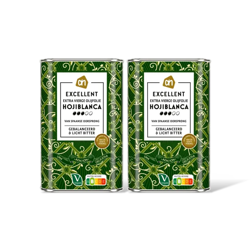 AH Excellent Extra vierge olijfolie hojiblanca 2-pack