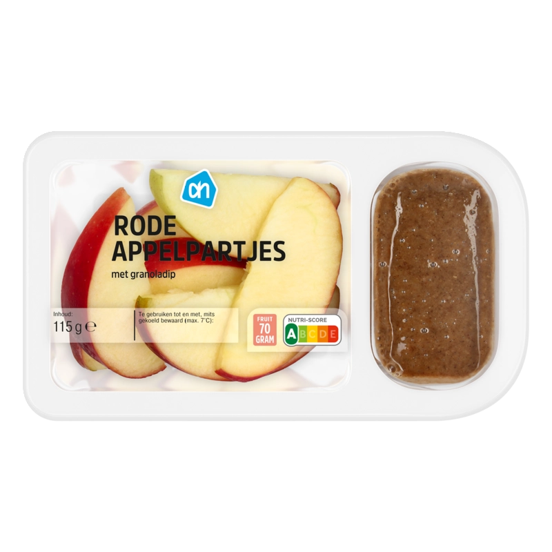 Appel met granoladip