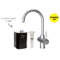 HOWAT Kokend water kraan rond chroom